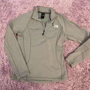 The North Face Summit Series Light Gray Half Zip Ladies Pullover